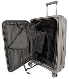 Валіза велика Airtex 253 Поліпропілен TSA 102 л Сіра - мініатюра 3
