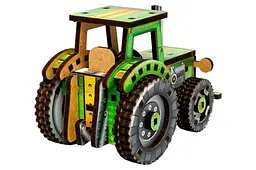 Конструктор дерев'яний Puz-00960 "Turbo Tractor" в кульку PuzzleOK - мініатюра 2