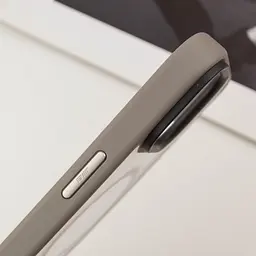 TPU+PC чохол Blueo Skin Friendly Frosted with MagSafe для Apple iPhone 15 (6.1) Сірий / Grey - мініатюра 5