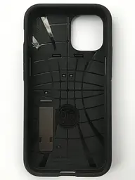 Чохол протиударний із підставкою Spigen Slim Armor ACS01546 для iPhone 12 Mini (5.4") Gunmetal - мініатюра 3