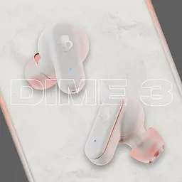 Навушники SkullCandy DIME 3 Bone/Orange Glow (S2DCW-R951) - мініатюра 6