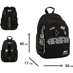 Шкільний рюкзак Yes TS-47M Black Cat (550306) - мініатюра 9