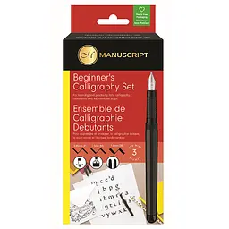Набір для каліграфії Beginner’s Calligraphy Set (авторучка 3 пера конвертер) Manuscript - мініатюра 1