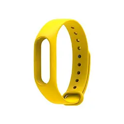 Силіконовий ремешок для фітнес браслета XiaomiXiaomi Band 2 Жовтий Жовтий