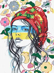 Картина за номерами "Українські барви" 30x40 см Ідейка KHO 4987