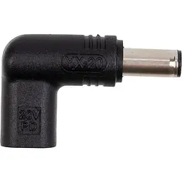 Адаптер PowerPlant USB Type-C на DC 6.0x3.7 мм (CC360598)