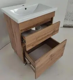 Тумба ПіК Мінімал Wood + раковина Cersanit Como 80 см 30412 - мініатюра 3