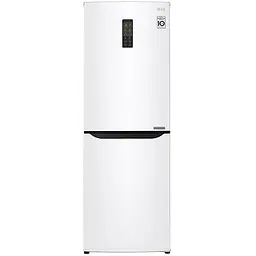 Холодильник із нижньою морозильною камерою LG GA-B379SQUL білий (GA-B379SQUL)