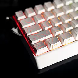 Ігрова дротова магнітна клавіатура GK GAMAKAY x NaughShark NS68 / Rapid Trigger / 65% / Hall Effect / White - мініатюра 4
