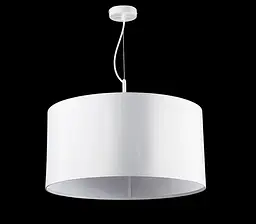 Підвісна люстра Splendid Ray L232066/530/3 (WH) з білим абажуром і цоколем E27