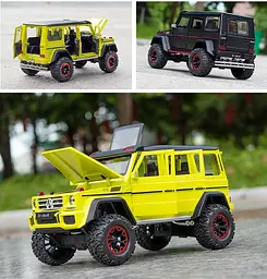 Колекційна металева модель автомобіля АвтоЕксперт Mercedes-Benz G500 4x4 з інерцією, світлом та звуком 1:24 - мініатюра 8