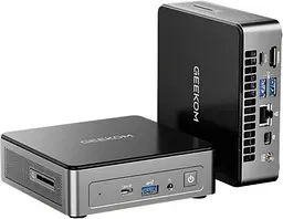 Міні ПК Geekom Air12 Mini PC (GMAIR12PT7505-16512-EU) (Intel Pentium Gold 7505/16GB RAM/512GB SSD/Intel UHD Graphics/Windows 11 Pro) - мініатюра 1