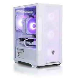 Комп'ютер Dragon Lucky Snow Powered_by MSI (RTX 5080 + R7 7700-WH) White / AMD Ryzen 7 7700 (3.8-5.3), 8 ядер / NVIDIA GeForce RTX 5080 / 32 ГБ (DDR5) / 1024 ГБ (SSD) - мініатюра 2