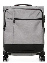 Валіза маленька S тканинна Airtex 6659 54x40x23см 50л Срібна - мініатюра 2