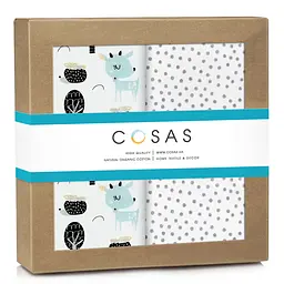 Багаторазові пелюшки дитячі DEERS CS2 2шт COSAS (4822052128077)