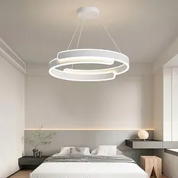 Стильна підвісна LED-люстра Art 2461/500+500WH - мініатюра 5