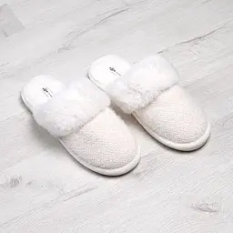 Кімнатні капці MBM My Home Vira розмір 36-37 білі (SL-04 36-37 WHITE) - мініатюра 3
