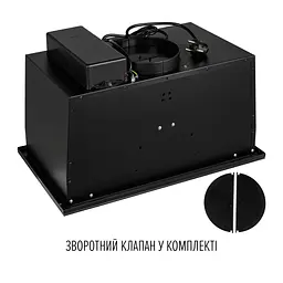 Витяжка повновбудована PERFELLI DESIGN FILINI 5 NERO SILENZIO - мініатюра 13