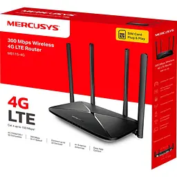 Бездротовий маршрутизатор (роутер) Mercusys MB115-4G [148453] - мініатюра 4