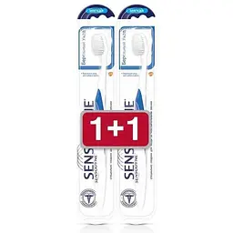 Зубна щітка SENSODYNE 2шт Дбайливий догляд м'яка 1+1 шт