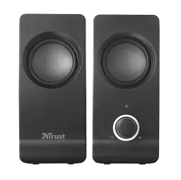 Колонки 2.0 Trust Remo, Black, 8W, працює від USB, регулятор гучності на передній панелі (17595) - мініатюра 2