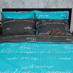Комплект постільної білизни Moon&Star Бязь Gold Люкс Poetic Night Сімейний 143х210х2 наволочки 2х50х70 - мініатюра 7