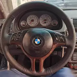 Чохол Обплетення Керма для BMW 3/5/X5 Series 2000-2006 Шкіра (Модельна Викрійка) №11
