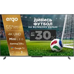Телевізор LED ERGO 55MQ95 Game PRO - мініатюра 7