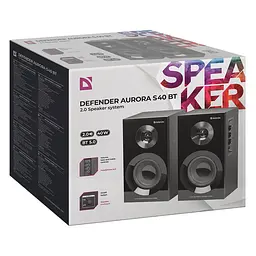 Акустична система 2.0 Defender Aurora S40, 40Вт (RMS) MDF Bluetooth,чорна - мініатюра 4