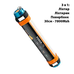 Ліхтар акумуляторний світлодіодний повербанк водонепроникний з магнітом 30см 7800 мАч UAD - мініатюра 2