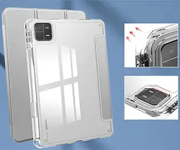 Чохол-книжка BeCover для Xiaomi Pad 6/6 Pro 11" TPU Edge Sliver [709560] [89734] - мініатюра 5