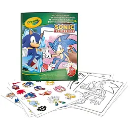 Розмальовка Crayola Sonic 32 сторінки та 4 сторінки наліпок - мініатюра 3