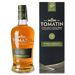 Віскі Tomatin 12 yо Single Malt Scotch Whisky 43% 0.7 л 