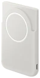 Портативний зарядний пристрій Samsung Magnet Wireless Battery Pack 5000mAh 25W (EB-U2500XJEGWW) Білий (7252028) - мініатюра 2