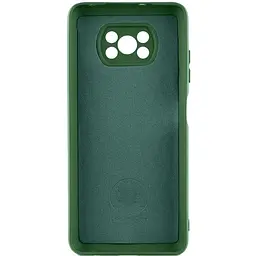 Чохол Silicone Cover Ummi Lakshmi Full Camera (AA) для Xiaomi Poco X3 NFC / Poco X3 Pro Зелений / Dark green - мініатюра 2