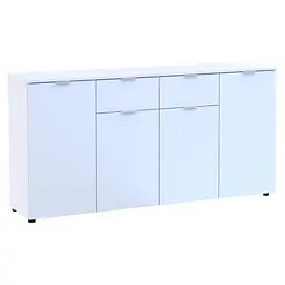 Комод Doros Рон 7 Білий 4 фасади 2 шухляди 160х38х81 (44900222)