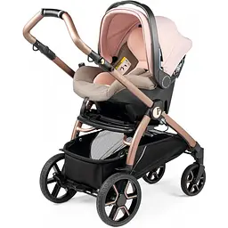 Коляска 3 в 1 Peg-Perego Book Mon Amour SLK рожеве золото  - мініатюра 8