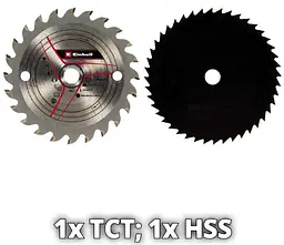 Пила дискова акмуляторна TE-CS 18/89LI - Solo PXC 18В Einhell teh0025810 - мініатюра 5