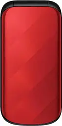 Мобільний телефон розкладачка Ergo F241 Dual Sim червоний - мініатюра 2