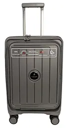 Валіза маленька Airtex 253 S з розширенням Поліпропілен TSA 37 л Сірий - мініатюра 9
