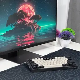 Ігрова механічна клавіатура Kondor Starlight / Дротове підключення / Brown Switch / White Black - мініатюра 5