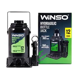 Домкрат гідравлічний телескопічний WINSO 12т висота 190-365мм 170130