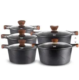 Набір каструль 5 в 1 Cookware Set R-80003 - мініатюра 2