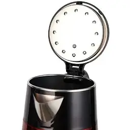 Електрочайник Domotec MS-5029 2 л 2000 Вт Чорний/Червоний - мініатюра 3