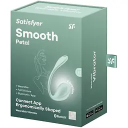 Смарт-віброяйце Satisfyer Smooth Petal Connect App Mint - мініатюра 8