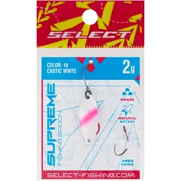 Блешня Select Supreme 2.0g 27mm #18 Exotic White - мініатюра 2