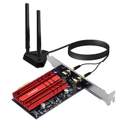 Мережева карта Fenvi FV-AXE3000PRO Bluetooth 5.3 + Wi-Fi 2.4 / 5 / 6 GHz PCI-E з виносними антенами (18843)