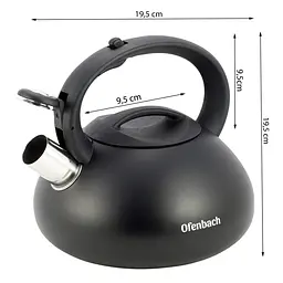 Чайник із свистком Ofenbach NB-100302 2.5 л - мініатюра 3
