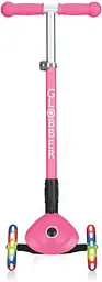 Самокат Globber Primo foldable lights, з колесами, що світяться, рожевий (432-110-2) - мініатюра 3