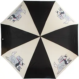 Жіноча складана парасолька повний автомат Guy de Jean 96 см бежева